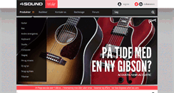Desktop Screenshot of 4sound.dk