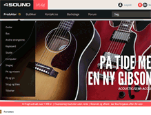 Tablet Screenshot of 4sound.dk